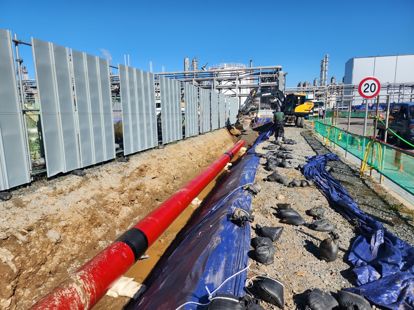 {플랜트}LG화학 대산 노후 소방배관 교체 2단계 공사
